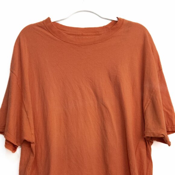 Vintage Oversized Rust Orange Unisex T-Shirt - Picture 4 of 8